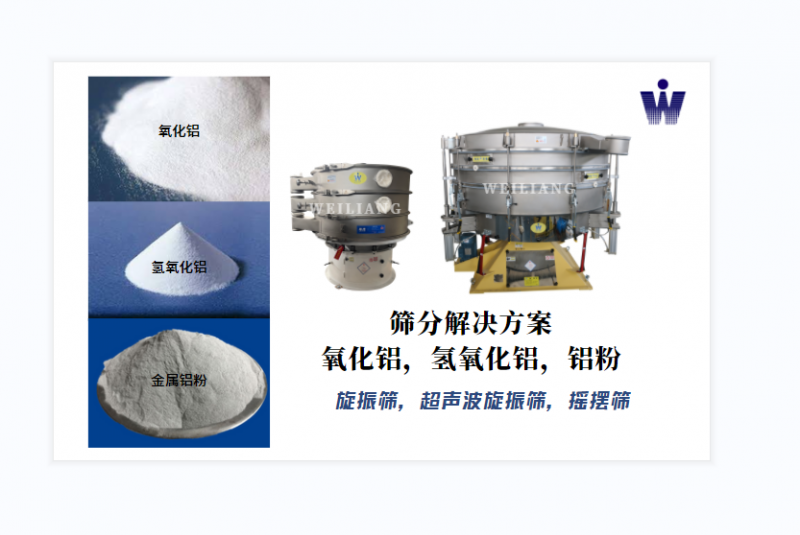 氧化鋁、氫氧化鋁、金屬鋁粉篩分案例